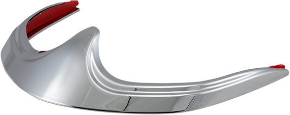 SHOW CHROME Fender Tip Accent - Chrome - Front 55-147