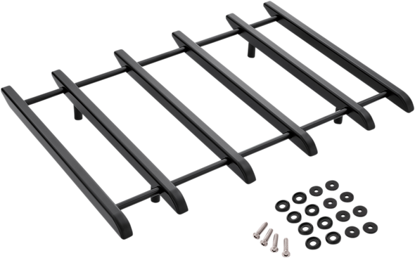 SHOW CHROME Vintage Six Rail Rack - Black 91-307BK