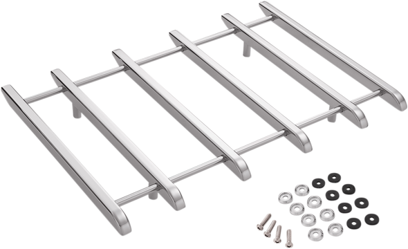 SHOW CHROME Vintage Six Rail Rack - Chrome 91-307