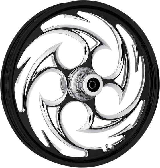 RC COMPONENTS Savage Eclipse Front Wheel - Single Disc/No ABS - Black - 21"x3.50"  - '00-'07 FLT 21350-9935-85E