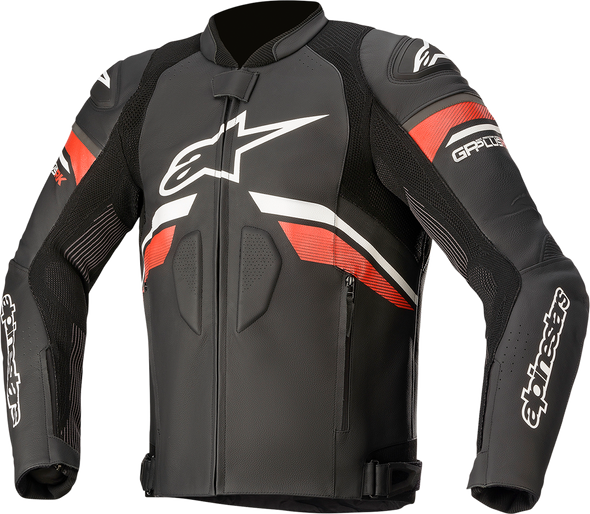 ALPINESTARS GP Plus R v3 Rideknit® Leather Jacket
 - Black/White/Red - US 52 / EU 62 3100321-1304-62