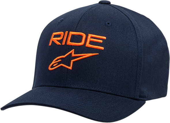 ALPINESTARS Ride 2.0 Hat - Navy/Orange - Small/Medium 1019811147032SM