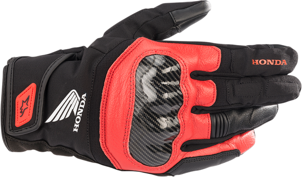 ALPINESTARS SMX-Z Waterproof Honda Gloves - Black/Red - 2XL 3527321-1303-2X