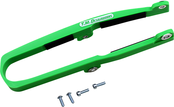 T.M. DESIGNWORKS Chain Slider - Kawasaki - Green KCP-KXM-GR
