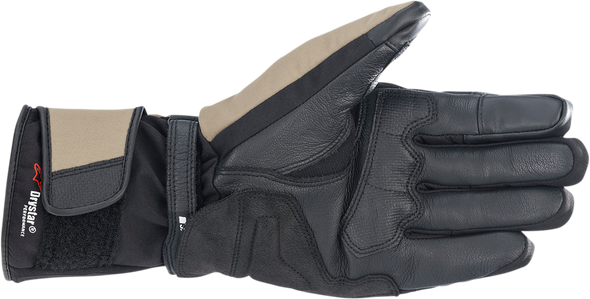 ALPINESTARS Denali Aerogel Drystar® Gloves - Black/Tan/Red - Large 3526922-1853-L
