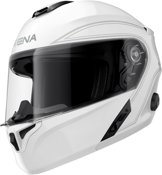 SENA Outrush Helmet - White - Medium OUTRUSH-GW00M