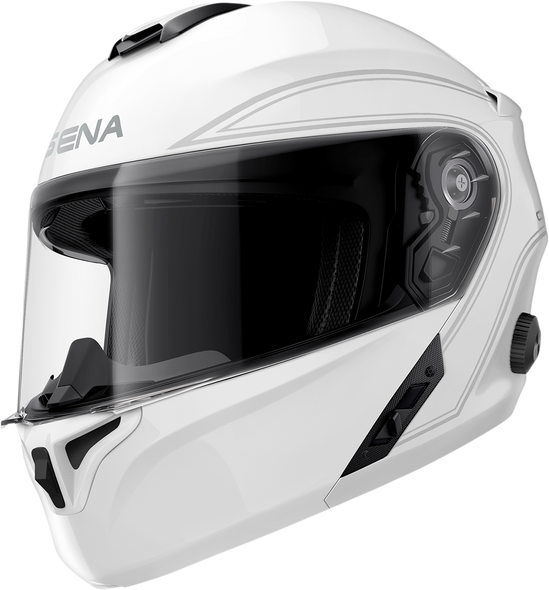 SENA Outrush Helmet - White - Medium OUTRUSH-GW00M