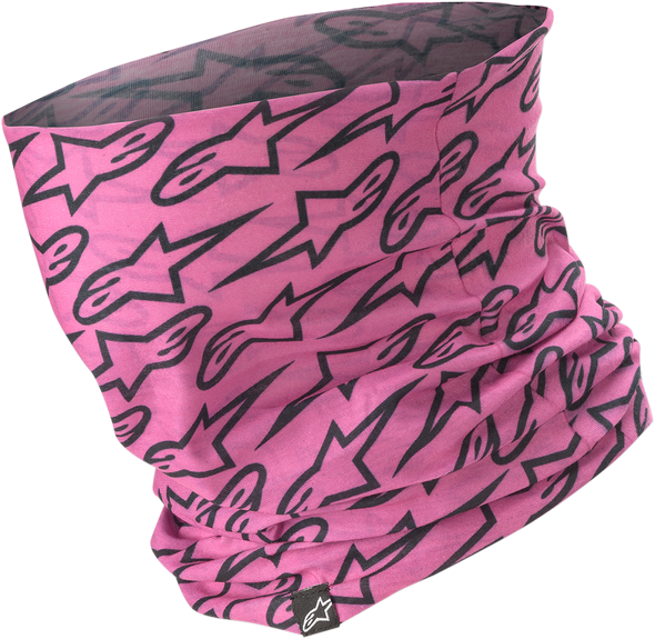 ALPINESTARS Neck Tube - Astars - Black/Pink 4759319-3901