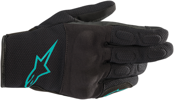 ALPINESTARS Stella S-Max Gloves - Black/Teal - Medium 3537620-1170-M