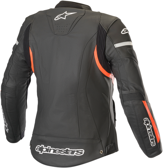 ALPINESTARS Stella Kira Leather Jacket - Black/Red - US 2 / EU 38 3112019-1030-38