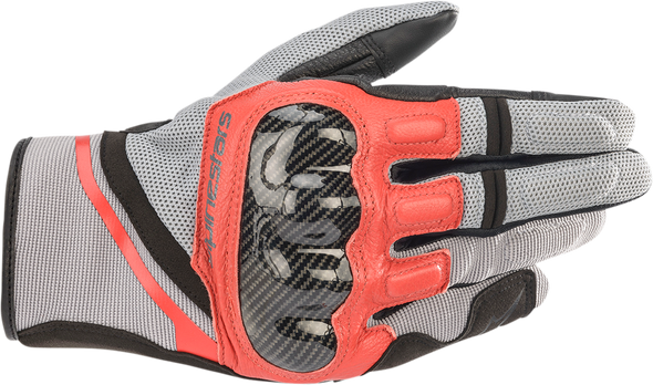 ALPINESTARS Chrome Gloves - Gray/Black/Red - Small 3568721-9203-S