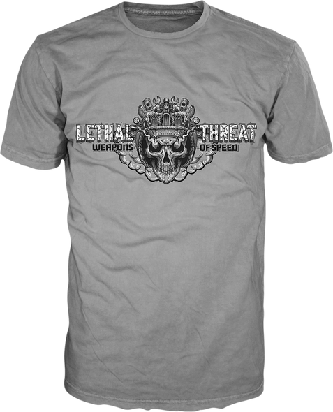 LETHAL THREAT Vintage Velocity Blow Your Mind T-Shirt - Gray - 3XL VV40170XXXL