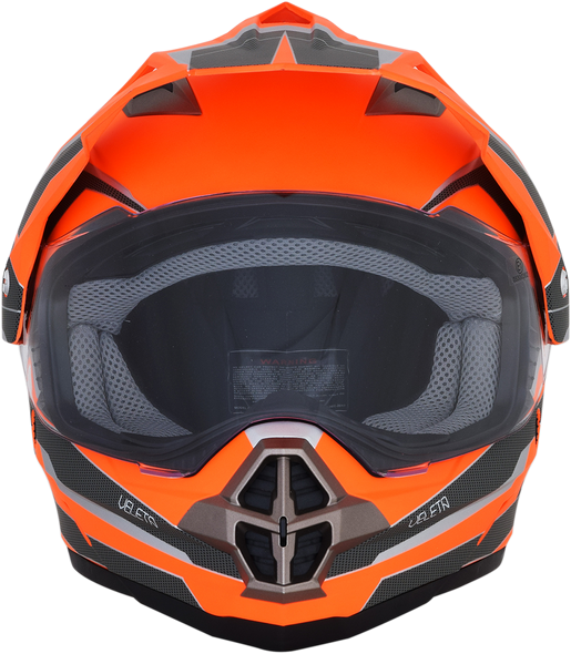FX-39DS S2 Helmet - Matte Neon Orange/Carbon - Small 0110-5876