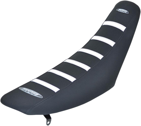 SDG 6-Ribbed Seat Cover - White/Black - YZ/WR 250/450 95934WK