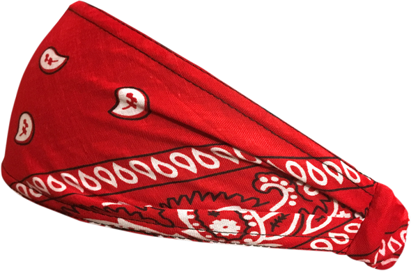 SCHAMPA & DIRT SKINS Mini Doo-Z Headwrap - Red Paisley DZ02-225