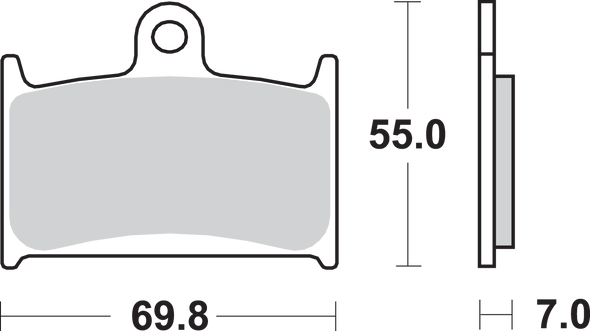 SBS HS Brake Pads - Suzuki - 714HS 714HS