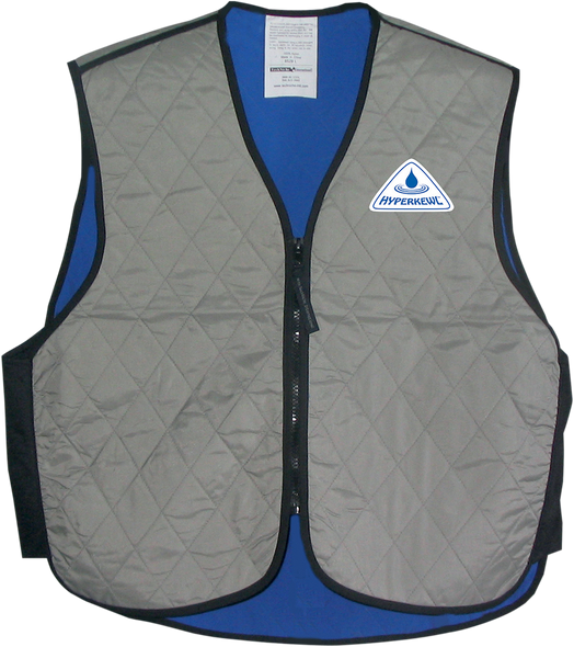 HYPER KEWL Evaporative Cooling Sport Vest - Silver - Small 6529SIL-S