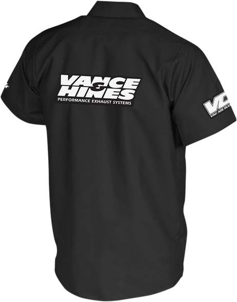 THROTTLE THREADS Vance & Hines Shop Shirt - Black - XL VNH18S24BKXR