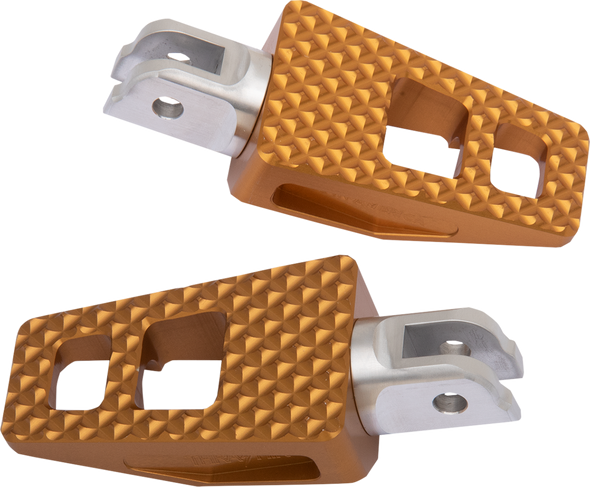 THRASHIN SUPPLY CO. Front P-54 Footpegs - Gold - Softail TSC-2020-5-SF