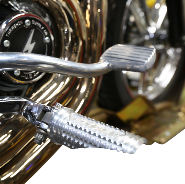 THRASHIN SUPPLY CO. Rear Burnout Footpegs - Raw - Softail TSC-2017-0-SR