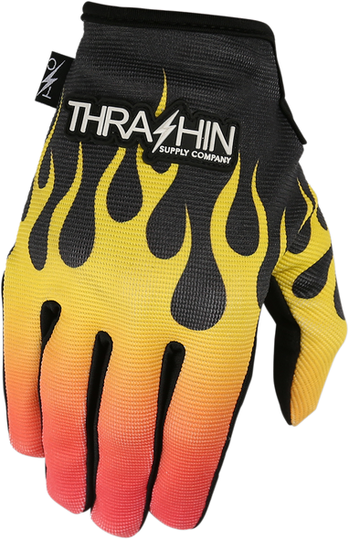 THRASHIN SUPPLY CO. Stealth Gloves - Flame - XL SV1-07-11