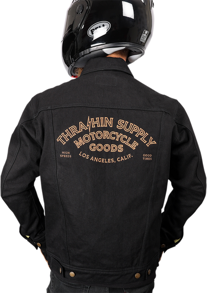 THRASHIN SUPPLY CO. Highway Jacket - Black - 2XL TMJ-01-12