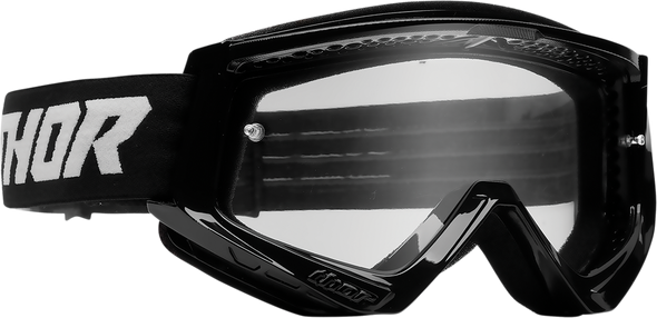 THOR Combat Goggles - Racer - Black/White 2601-2701
