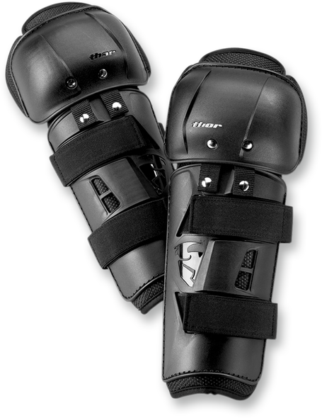 THOR Youth Sector Knee Guards - Black 2704-0083