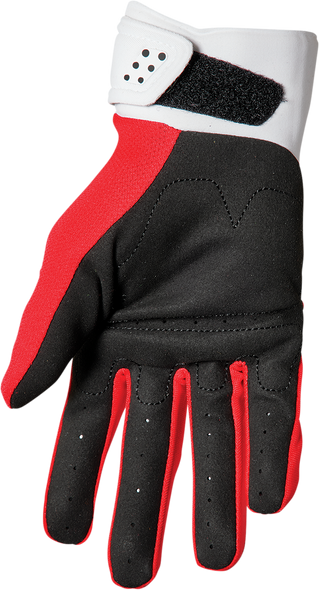 THOR Youth Spectrum Gloves - Red/White - XS 3332-1608