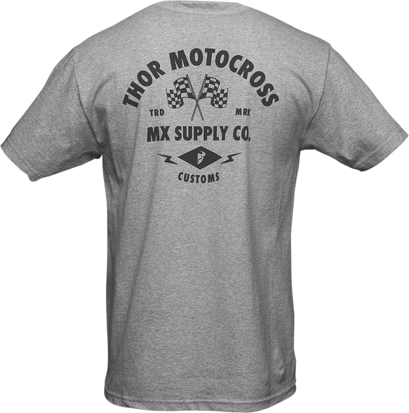 THOR Hallman Supply T-Shirt - Heather Gray - 2XL 3030-19545