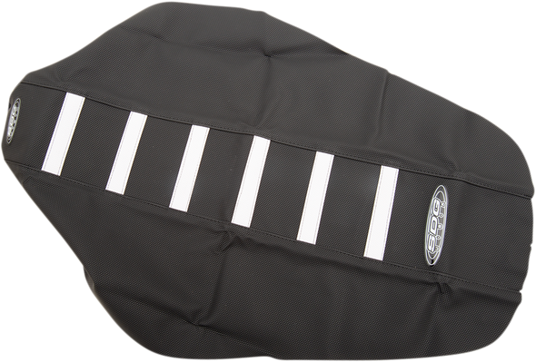 SDG 6-Ribbed Seat Cover - White/Black - YZ 85 95956WK