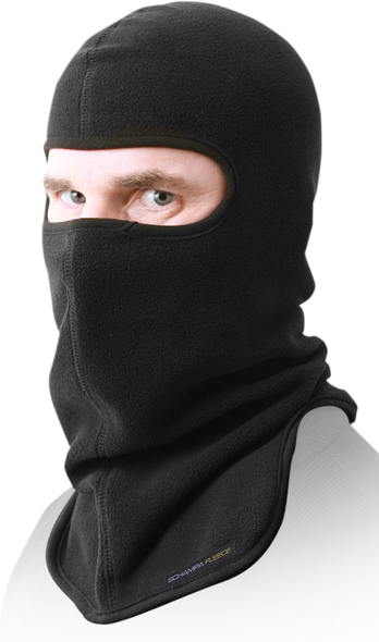 SCHAMPA & DIRT SKINS Fleece Pharoah Balaclava - Black BLCLV006