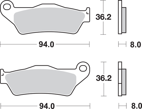 SBS Off-Road Sintered Brake Pads - 671SI 671SI