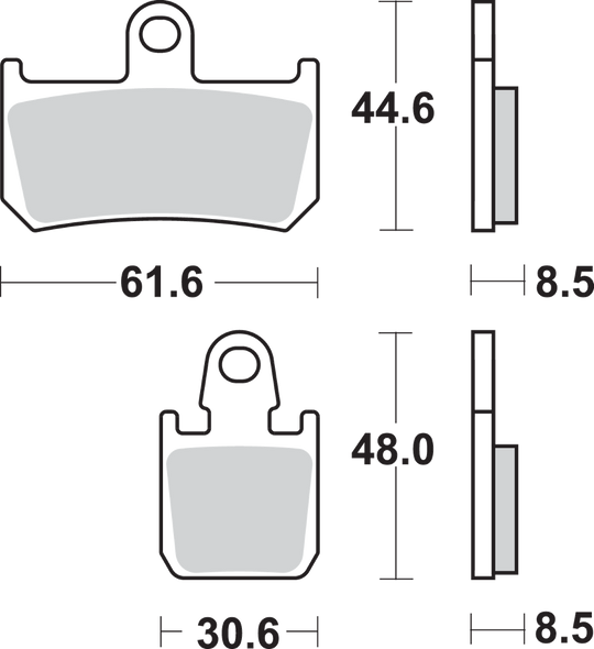 SBS HS  Brake Pads - Yamaha - 839HS 839HS