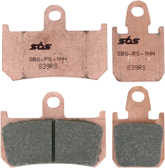 SBS Dual Carbon Brake Pads - YZF-R1 839DC