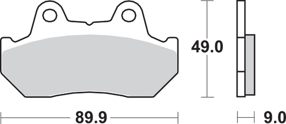 SBS HF Brake Pads - Honda 572HF