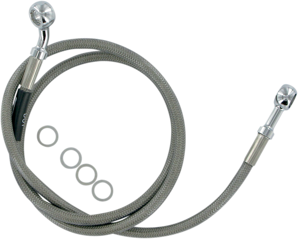 RUSSELL Brake Line - Front - Stainless Steel - +6" - FXST '84-'99 R08948S