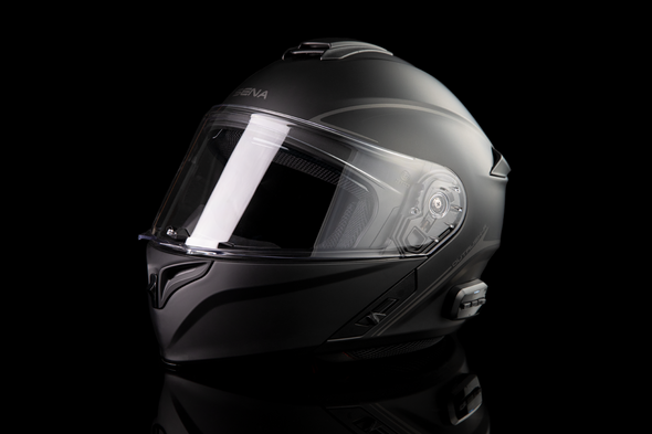 SENA Outrush R Helmet - Black - Medium OUTRUSHR-MB00M1