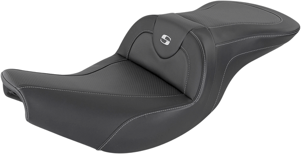 SADDLEMEN Road Sofa Seat - Carbon Fiber - Indian I14-07-185