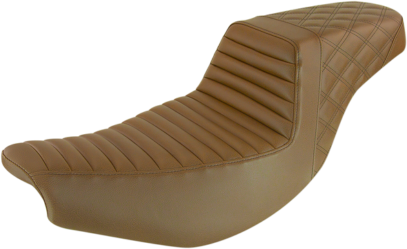 SADDLEMEN Step Up Seat - Brown - Indian I14-07-176BR