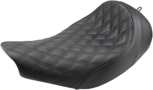 SADDLEMEN Renegade Solo Seat - Lattice Stitched - Black I14-07-002LS