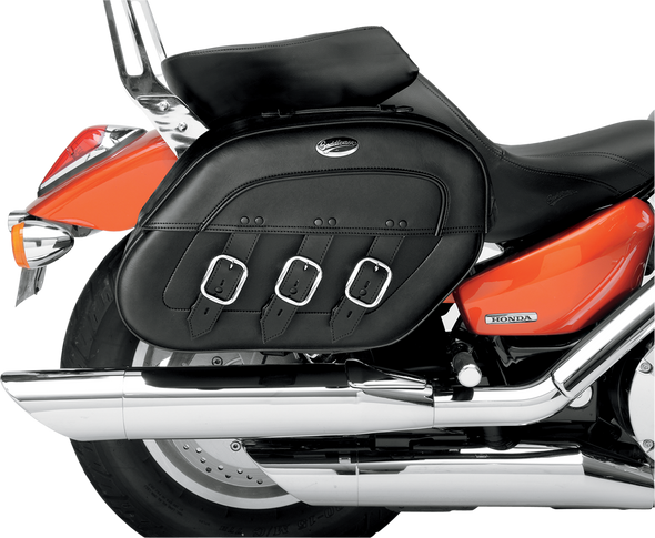 SADDLEMEN Drifter Rigid-Mount Specific-Fit Quick-Disconnect Saddlebags - Yamaha 3501-0409