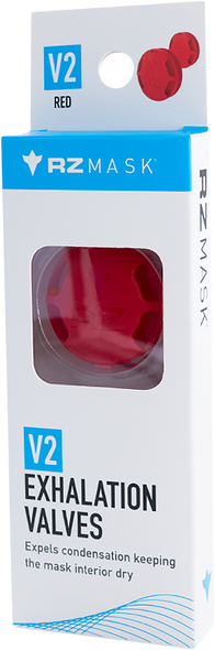 RZ MASK V2 Exhalation Replacement Valve 2.0 - Red AC-9658:20894