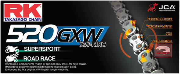 RK 520 GXW - Connecting Link - Clip BK520GXW-CL