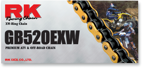 RK 520 EXW - Clip Connecting Link - Gold GB520EXW C/L