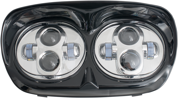 RIVCO PRODUCTS LED Headlight Assembly - Road Glide - Chrome LED-145C