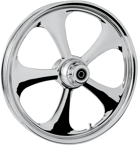 RC COMPONENTS Nitro Front Wheel - Dual Disc/No ABS - Chrome - 21"x3.50" - '08-'13 FLT 21350-9031-92C