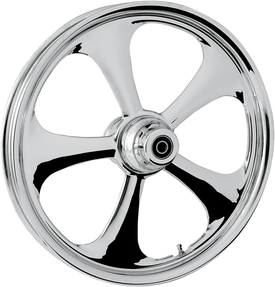 RC COMPONENTS Nitro Front Wheel - Dual Disc/No ABS - Chrome - 21"x3.50" - '00-'07 FLT 21350-9917-92C