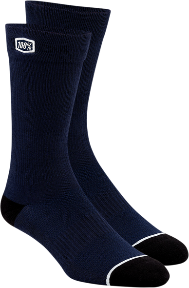 100% Solid Socks - Navy - Large/XL 20050-00005