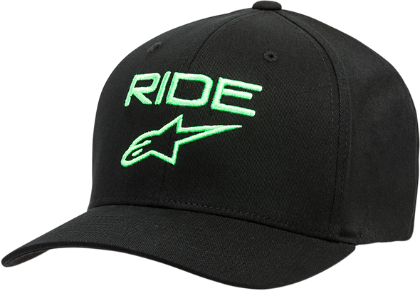 ALPINESTARS Ride 2.0 Hat - Black/Green - Small/Medium 1019811141060SM